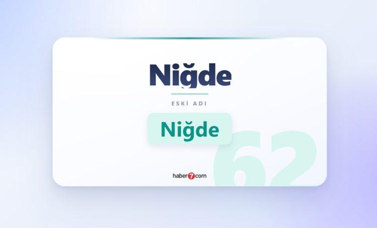 <p><span style="color:#B22222"><strong>NİĞDE</strong></span></p>
