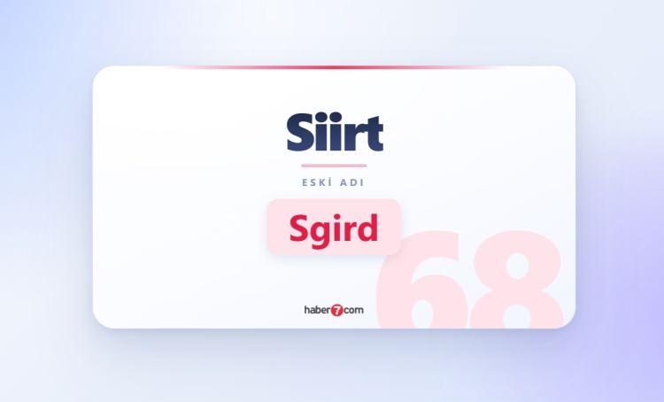 <p><span style="color:#B22222"><strong>SİİRT</strong></span></p>
