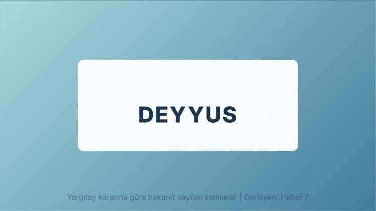 <p><span style="color:#B22222"><strong>DEYYUS</strong></span></p>
