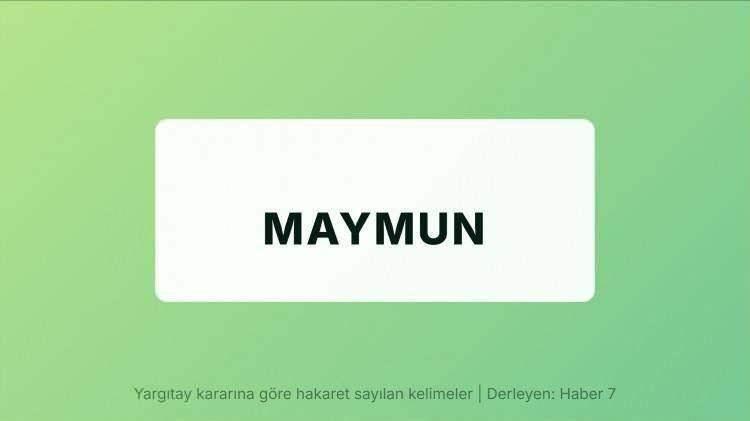 <p><span style="color:#B22222"><strong>MAYMUN</strong></span></p>
