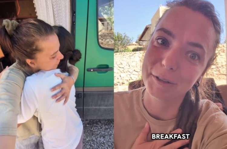 <p>D&uuml;nya turuna &ccedil;ıkan Alman gezgin Tanja Aumer'in karavanı Sivas'ta arızalandı. G&uuml;neyevler k&ouml;y&uuml; muhtarı G&uuml;ng&ouml;r Durgun ve ailesi tarafından 11 g&uuml;n misafir edilen Tanja, ayrılık vakti geldiğinde g&ouml;zyaşlarını tutamadı.&nbsp;</p>

