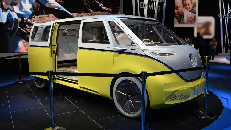 <p>Volkswagen ID Buzz</p>
<p>Binek ID modeli bu kez minibüs formuyla karşımızda.</p>