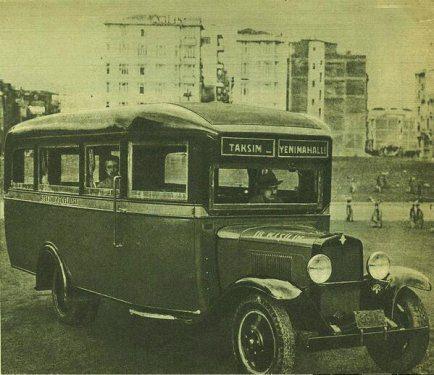 <p>Taksim - Yenimahalle Dolmuşu 1930</p>