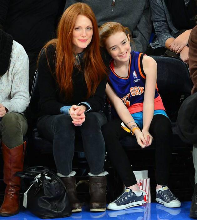 Julianne Moore ve kızı Liv Helen Freundlich
