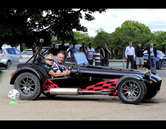 Heikki Kovalainen, Caterham Seven kullanırken...