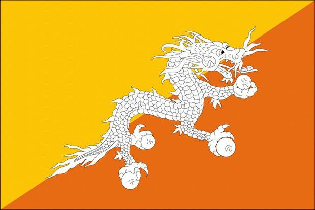 <p>Bhutan: Bayrağın ortasındaki Ejderha 1200'lü yıllardan beri ülkede kullanılan bir simgedir ve "Druk" ismiyle çağrılır. Ejderhanın beyaz rengi ise saflığı simgelemektedir. Sarı rengin anlamı ülkenin laik yönetimidir. Turuncu renk ise ejderha tapınakları ile budist inancı temsil eder. Ejderha'nın dört ayağında da taşıdığı değerli taşlar ise refahı simgeler.Ayrıca bayrağında ejder kullanan iki ülkeden biridir.(diğeri Galler ülkesi)</p>
