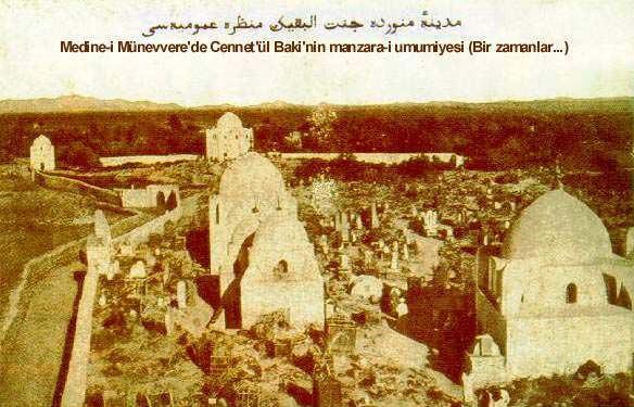 <p>Cennet'ül Baki'nin 1900'lü yıllarda çekilmiş fotoğraflarında bu türbeler çok net bir şekilde görülmektedir. </p>
