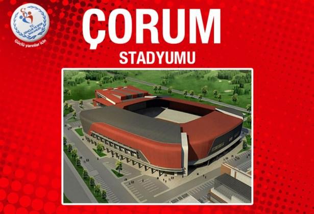 <p><strong>Çorum Stadyumu:</strong> Çorum'a farklı bir spor kültürü kazandıracak stadyum, ek protokollerin ardından yeniden ihale edilecek.<br />
 </p>
