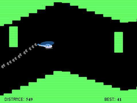 Copter  Copter'deki ana amacınız helikopterinizi hiçbir yere değdirmeden son noktaya ulaştırmak