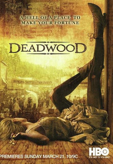 25- Deadwood: ABD yapımı Western tarzı televizyon dizisidir. David Milch tarafından yazılan dizi 21 Mart 2004 ile 27 Ağustos 2006 tarihleri arasında 12 bölümden oluşan 3 sezon olarak HBO televizyon kanalında gösterilmiştir.