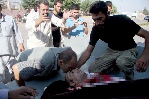 MEHMET ALİ DAĞ Kilis'e cesedi gelen Suriyeli bir muhalif. 