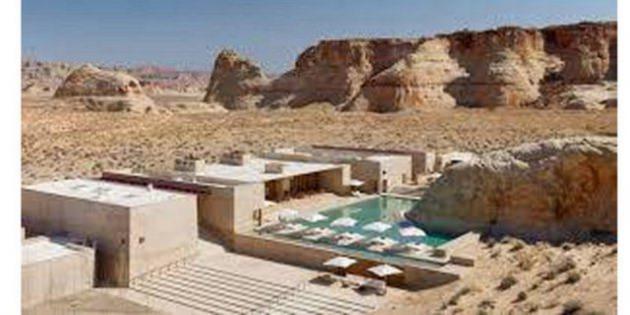 <p>2009'da hizmete açılan Amangiri Resort, zengin müşterilerinin özel jetlerle bölgeye ulaşabilmesi için küçük bir havaalanına da sahip...</p>