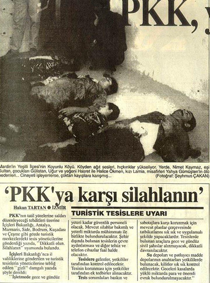 <p>Mardin Yeşilli Koyunlu köyü katliamı</p>
