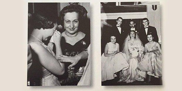 <p>(Soldaki) Düğün sırasında Sevgi Koç ablasından ayrılacak olmanın hüznüyle gözyaşı döküyor / Semahat (Koç) ve Nusret Arsel'in 5 Ocak 1956 yılında Divan Oteli'nde yapılan görkemli düğünü. Oturanlar (Soldan sağa) Suna Koç, Semahat Arsel ve Sevgi Koç. Ayaktakiler: Nusret Arsel (ortada), kardeşi Çelik Arsel (solda) ve Rahmi Koç.</p>

<p> </p>
