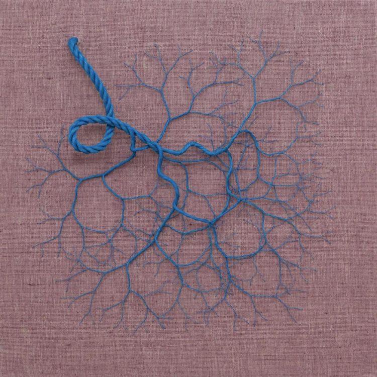 <p>Janaina Mello Landini isimli bir sanatçının iplerle yaptığı bu çalışma daha çok insan vücudundaki sinir sistemini ve bitki köklerini andırıyor.</p>
