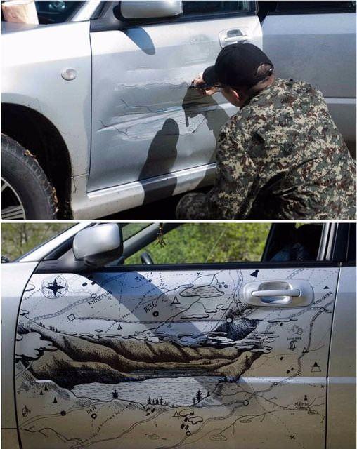 <p>İşte &ccedil;izilen arabaya şaşırtan bir &ccedil;&ouml;z&uuml;m...</p>

<p>&nbsp;</p>
