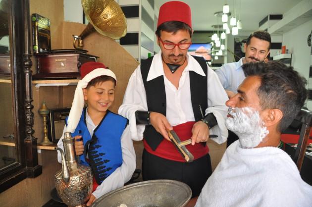 Ramazan ayında tarihi bir Osmanlı berberi