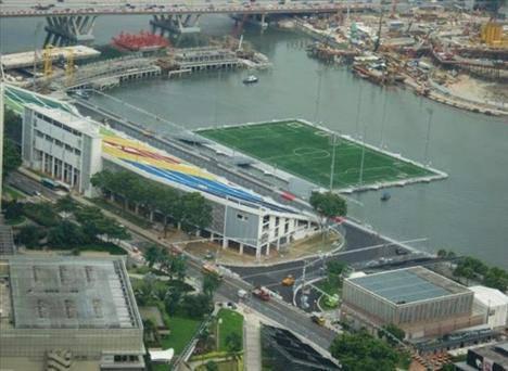 <p>Singapur; Marina Stadyumu</p>