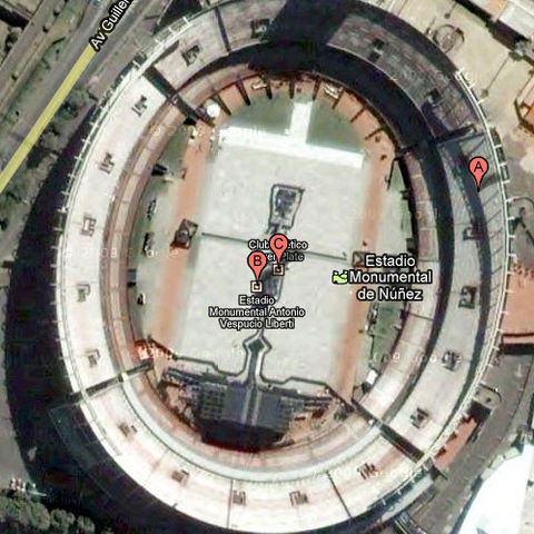 <p>Arjantin-River Plate-Estadio Monumental de Núñez</p>