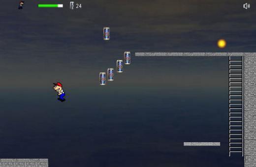 Beermonster  Beermonster'da alkolik arkadaşınızla birlikte labirentlerde bira kutularını topluyorsunuz.