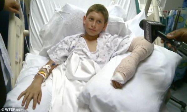 Miami Herald&rsquo;ın haberine g&ouml;re, 11 yaşındaki Fernando Brignoni, malamut-kurt kırması k&ouml;pekleriyle oynarken Sassy adlı k&ouml;pek bir anda Fernando&rsquo;nun elini ağzına alarak ısırdı.