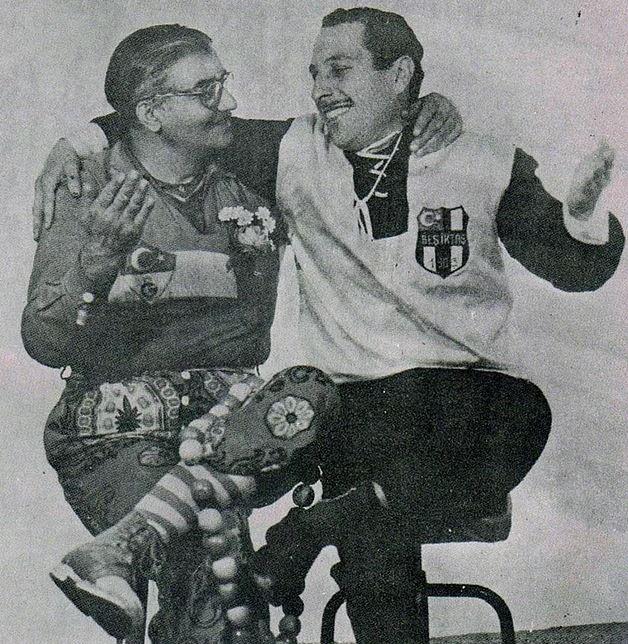 <p>60'lı yıllar | Galatasaray'ın amigosu Karıncaezmez Şevki & Beşiktaş'ın amigosu Orhan</p>
