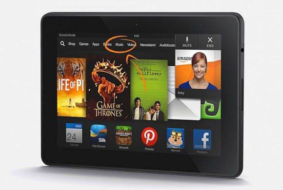 <p>Amazon Kindle Fire HDX (çok fonksiyonlu tablet)</p>