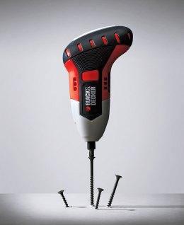 Akıllı telefonlarda ve Nintendo’nun Wii kontrol çubuklarında bulunan sensorları Black&Decker’ın kablosuz 4v MAX Gyro tornavidasına eklerseniz ortaya dünyanın ilk harekete duyarlı tornavidasını elde edebilirsiniz. Tornavidayı hafifçe sağa eğiyorsunuz ve vidanızı saat yönünde çeviriyorsunuz. Bunu mümkün kılan da cihazın içinde bulunan ve bilek hareketlerini algılayan minik jiroskop.