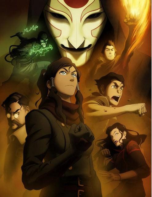 38- The Legend of Korra: İlk gösterimini 14 Nisan 2012'de Nickelodeon ABD'de yapmış animasyon televizyon dizisi. Dizi Türkiye'de ise Nickelodeon kanalında 26 Ağustos 2012 tarihinde ön gösterimi ile yayına koyulmuş, 2 Eylül 2012 tarihinde yayın hayatına başamıştır. CNBC-e'de ise 20 Ocak 2013'te yayına başlamıştır. Yapımcıları Michael Dante DiMartino ve Bryan Konietzko olan dizi 2005-2008 arasında yayınlanan Avatar: Son Havabükücü'nün devamı niteliğindedir. 