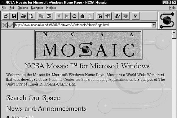 <p>1993</p>
<p>İnterneti popüler hale getirmekle bilinen Mosaic internet gezgini geliştirildi. Mosaic, 1994'te piyasaya çıkan Netscape için temel oluşturdu.</p>