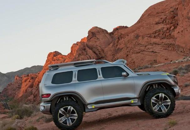 Fütürist Energ-G-Force 2025 yılı için G Sınıfı SUV’un halefi olan bir SUV'un canlandırmasını sunuyor.