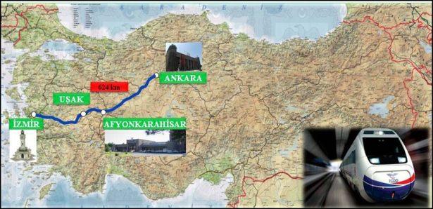 <p><strong>Ankara-İzmir YHT:</strong> 4 milyar dolar değeri olan hattın 2020'de tamamlanması hedefleniyor.</p>
