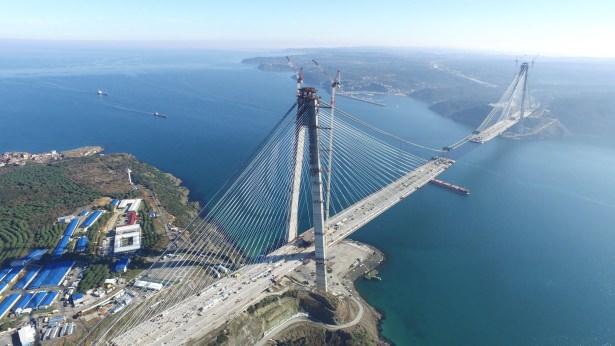 <p>Çelik tabliye montaj ve kaynak işlemlerinde artık "Lifting Gantry" adı verilen yeni dev vinç kullanılıyor. "Kayar Vinç (Lifting Gantry), ana halatın üzerine kurulan 2 tane parçadan oluşuyor, her bir parçanın ağırlığı 190 ton ağırlığında.</p>
