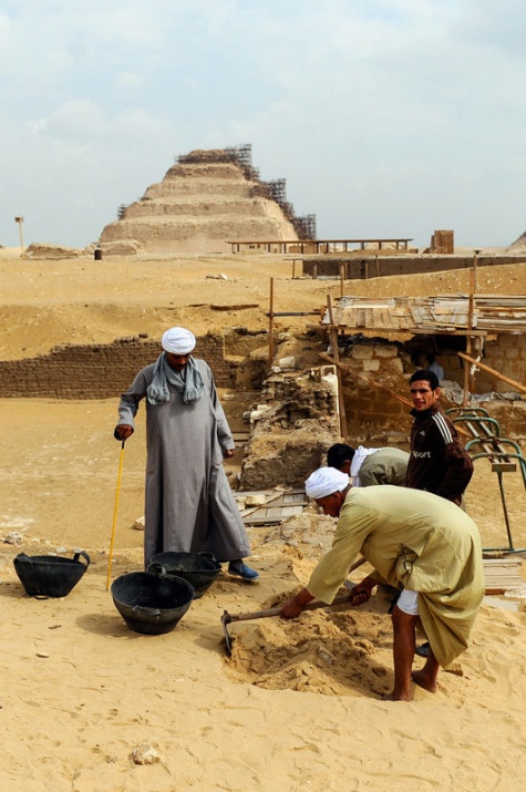 <p>Mısır'da firavunun habercisi olan Pah Seir'e ait 3100 yıllık mezar bulundu.</p>