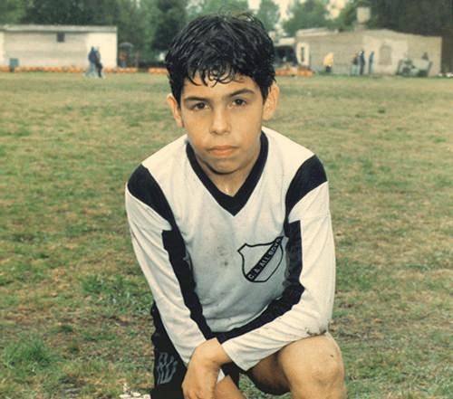 <p>Carlos Tevez, All Boys</p>
