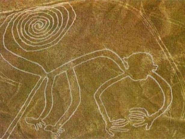 <p><strong>NAZCA ÇİZGİLERİ</strong></p>
<p>Peru'da 1926 yılında keşfedilen Nazca kasabası yakınlarındaki üçgen, dörtgen, sarmal ve hayvan şeklindeki çizgilerin sırları çözülemiyor. Çizgilerden bazılarının yaz ve kış gün dönümlerini işaret ettiği, hatta dev bir takvim görevi gördüğü öne sürüldü. Bazı bilim adamları çizgilerin UFO'lar için yapıldığı iddiasında da bulunuyor.</p>