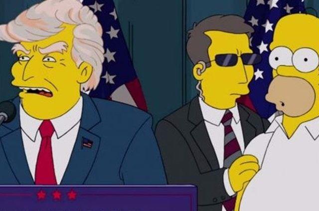 <p>ABD'nin sevilen çizgi dizilerinden Simpsonlar'ın 2000 yılında yayınlanan ve Donald Trump'ı ABD Başkanı olarak gösteren bölümü, Trump'ın başkan olmasının ardından büyük ilgi görüyor.</p>

<p> </p>
