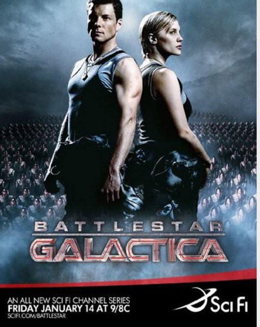 47- Battlestar Galactica: Askerî bilim kurgu ve drama türündeki televizyon dizisi ve Battlestar Galactica serisinin bir parçasıdır. 1978'de Glen A. Larson tarafından yaratılan orijinal Battlestar Galactica televizyon dizisinin David Eick ve Ronald D. Moore tarafından oluşturulan yeni nesil çekimidir.