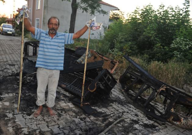 Evde sayıları giderek artan yılanları yavaş yavaş ortaya çıkmaya başladı. Yaklaşık 2 metre uzunluktaki yılanlar evin içinde dolaşmaya başlayınca aile telaşa kapıldı. Yılanlardan kurtulmak için yoğun bir çaba sarfeden Orhan Soygenç, yeni yılanlarla karşılaştı. Yılanları girdiği yerde öldürmek için evinin her tarafını delik değişik eden Soygenç, başarılı olamadı. Bunun üzerine mutfak eşyalarını, yiyeceklerini evin bahçesine çıkaran aile, burada yaşamaya başladı. Aile evin bahçesinde yaşamaya başlardan evin reisi Orhan Soygenç ise yılanları takip etmeye devam etti.