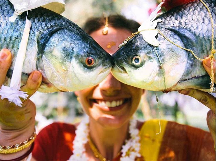 <p> Hintli balıklar, Mahabalipuram, Hindistan</p>
