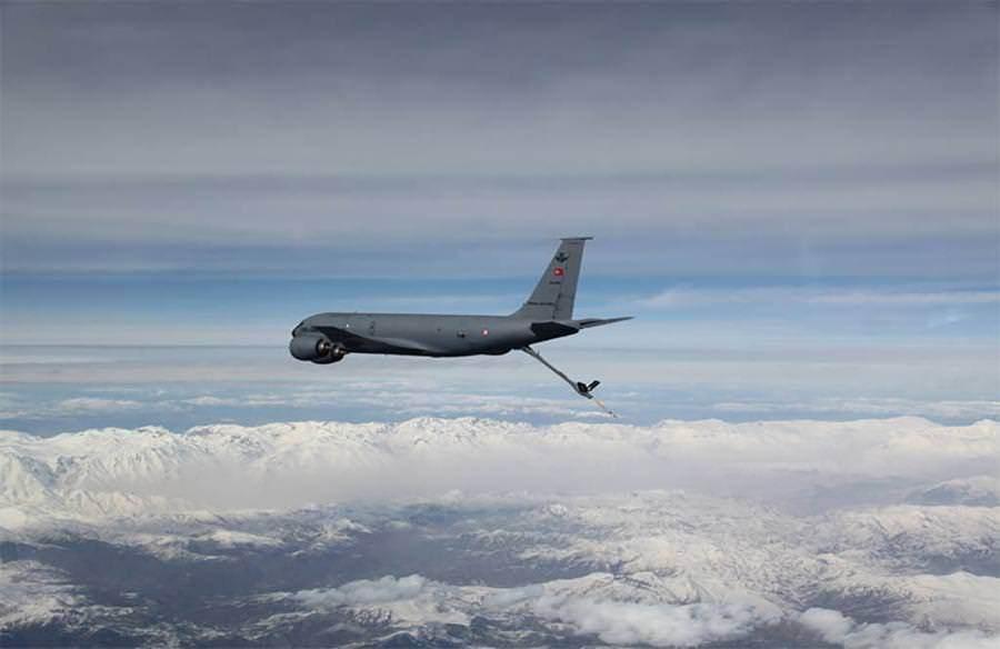 <p><strong>KC-135R</strong><br />
Türk Hava Kuvvetlerinde, 7 adet KC-135R tanker uçağı görev yapıyor.</p>