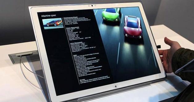 4- Panasonic'İn Hazırladığı 20 İnçlik 4K Tablet