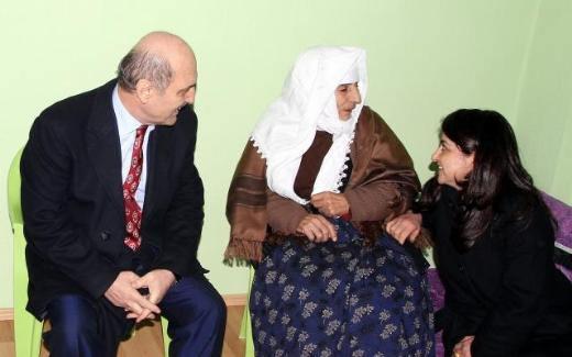 &Ccedil;evre ve Şehircilik Bakanı Erdoğan Bayraktar, Van depreminde hasar g&ouml;ren k&ouml;ylerde yapılan TOKİ konutlarını ziyaret etti. Gittiği k&ouml;ylerde &ccedil;ocuklara 100-200 lira har&ccedil;lık dağıtan bakana &ccedil;ocukların da ilgisi yoğun oldu.