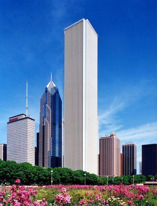 <p>33. Aon Center<br />Chicago, USA, 346m </p>