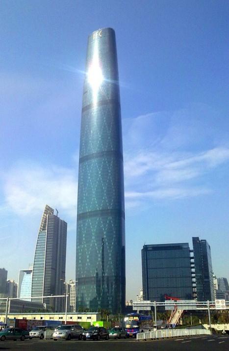 <p>12. Guangzhou International Finance Center<br />Guangzhou, China, 439m </p>