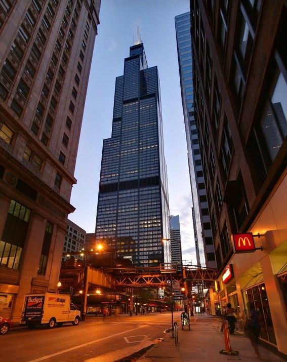 <p>10. Willis Tower<br /> Chicago, USA, 442m</p>