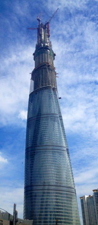 <p>2. Shanghai Tower<br />Shanghai, China, 632m </p>