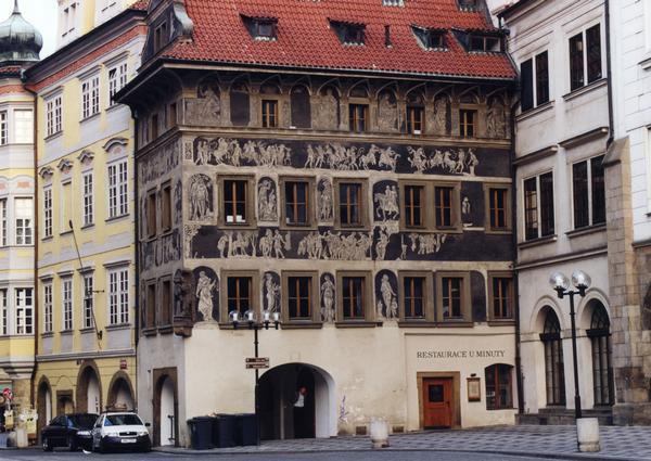 Franz Kafka’nın çocukluğunu geçirdiği bu ev, Prag’da.