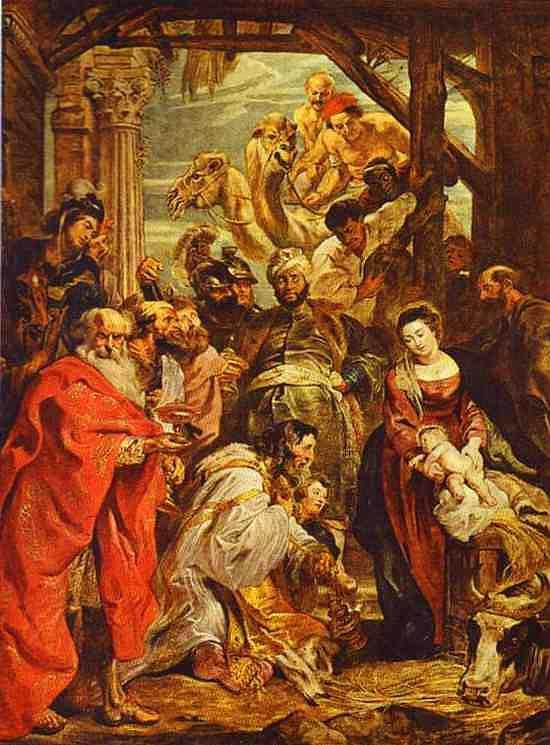 <p><strong>Rubens - The Adoration of the Magi</strong></p>

<p>Hristiyanların hayatını betimlediği bu eserde Rubens keskin hatlar, parlak renkler ve düzgün hatlar kullanmıştır. Günümüzde Madrid'de bulunan Prado galerisinde sergilenmektedir.</p>
