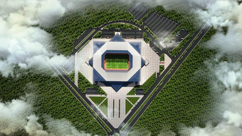<p>Diyarbakır'daki ilüstrasyonu görülen stadın 2017'de açılması planlanıyor.</p>

